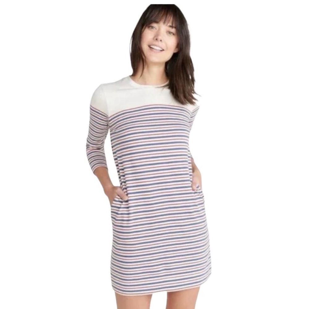 Marine Layer Striped Dress - April 3/4 Sleeve